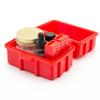Leerburg 1 Odor Scent Work Kits - Earth Magnetic Odor Box - Anise, Clove, Cypress, Myrhh, Pine, Sweet Birch, Vetiver, Wintergreen, No Odor (Red) view 3