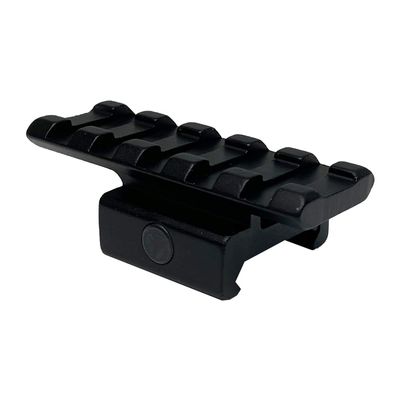 FSI 1/0.83"/0.5" Riser Mount 5 Slots See-Throught Weaver/Picatinny Rail Mount (0.5" Height)