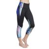 Mazu Swim Capri Leggings for Women High Waist Leggings Yoga Pant Tummy Control with Pocket Smooth Capri Leggings for Workout view 2