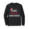 Santas Favorite Loan Officer Christmas Funny Gift Pajama Long Sleeve T-Shirt view 1