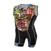 De Soto Forza Triathlon Flisuit - FFT (XX-Large, Newsprint) view 1