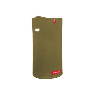 Airhole Unisex Airtube Ergo Polar Fleece Cold Weather Facemask - Olive Oil | Small/Medium
