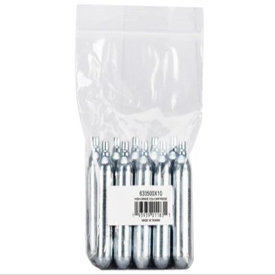 Lancer Tactical 10 Pack (10 Counts) High Grade 12 Gram CO2 Airsoft Cylinder 12g CO2 Cartridge CO2 Tank Pellet Guns, BB Guns and Airsoft Guns