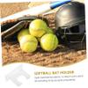 VANZACK 3pcs Baseball Bat Holder Wall Display Rack Transparent Acrylic Vertical Storage Stand for Bat Collection Easy to Clean Stylish Design for Sports Memorabilia Showcase view 3