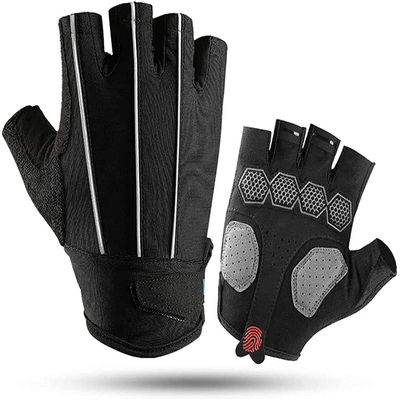 Finger Gloves Sport Gloves Weight Lifting Gloves Exercise Gloves For Men & Women. Fitness Gloves With Full Palm Silicone Padding And Extended Wrist Wraps.Workout Gloves Pull-upCross Training Gym Glo