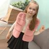 Baby Girls Toddler r Faux Coat Vest Winter Warm Causal Sleeveless Coat Waistcoat Vest (Pink, 1-2 Years) view 4