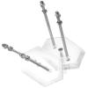 2pcs Skateboard Wall Mount Hanger Skateboard Display Rack Longboards Wall Mount Wall Skateboard Holder Skateboard Rack Skateboard Wall Mount Display Skateboard Hanger view 1