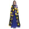 Lemon and Flowers Hooded Cloak Long for Christmas Halloween Cosplay Costumes 59inch view 2