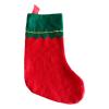 exnox Christmas Stockings Non-Woven Fabric White Gold Rimmed Jaded Christmas Stockings Hanging Bag Green Gold Thread Stockings Christmas Decoration view 4