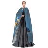 Blue Sea Turtle Pint Hooded Cloak Long for Christmas Halloween Cosplay Costumes 59inch view 3