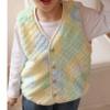 vastwit Toddler Boys Girls Fleece Warm Vest Thick Thermal Waistcoat Sleeveless Coat Fall Winter Outerwear Yellow&Green 7-8 Years view 2