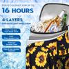 Capolo Cooler Backpack for Men Women Insulated Backpack Cooler Leak Proof Large Capacity Thermal Bag Beverage Soft Cooler Bag Lunch Backpack for Travel Picnic Hiking Sunflower 30 Cans view 2