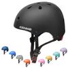 CELOID Kids Bike Helmet,Toddler Skateboard Helmets for Ages 5-6 Years Boys Girls,Adjustable Multi-Sport Bicycle Skateboarding Roller Skating Scooter Balance Bike Helmet,Black view 1