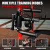 Mikolo Leg Curl and Extension Attachment for 3" x 3" Power Cage Rack Attachment Set,Home Gym Accessories view 3