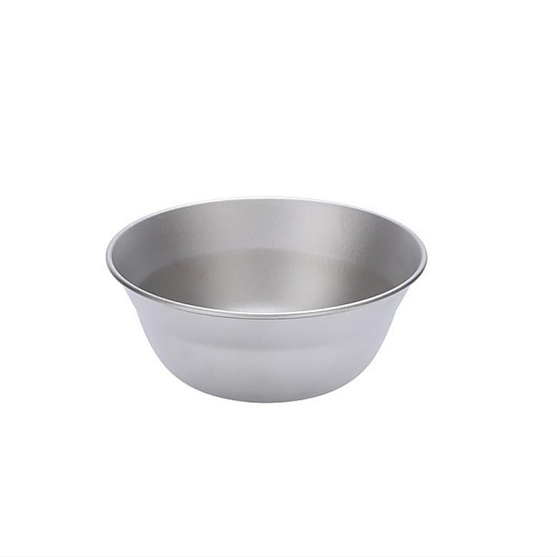 Echeson Pure Titanium Bowl Outdoor Camping Portable Tableware Household Salad Plate (Color : S 3711)