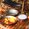 Echeson Pure Titanium Bowl Outdoor Camping Portable Tableware Household Salad Plate (Color : S 3711) view 3