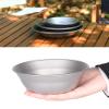 Echeson Pure Titanium Bowl Outdoor Camping Portable Tableware Household Salad Plate (Color : S 3711) view 4