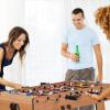 Giantex Folding Foosball Table, Space Saving Arcade Table Soccer with Durable Handle, 2 Balls, Scoreboard for Adult & Child, Soccer Table Game for Party, Group Building Activities, Bar, Game Room view 4