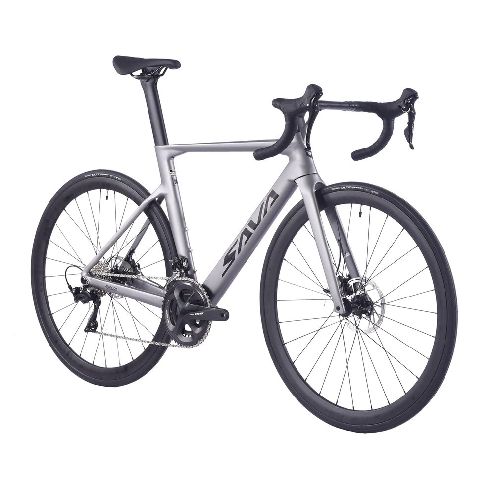 SAVADECK Carbon Road Bike, T800 Carbon Fiber Frame 700C Racing Bicycle with 105 R7000 22 Speed Groupset and Mechanical Disc Brake, Ultra-Light Carbon Bike for Adult