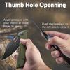 SENCUT GlideStrike Pocket Knife for EDC, Folding knife with Thumb Hole Openning, Textural Coarse G10 Handle with Deep Pocket Clip, Ideal Gift for Men Women S23018-3 (OD Green) view 3