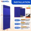 VANCL Gym Protection Bodyguard 2" Thick High Density Anti-Impact Wall Pads for Behavioral Treatment Room, Waterproof Durable Wall Mats for Safety, Blue [4 Pack] view 2
