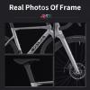 SAVADECK Carbon Road Bike, T800 Carbon Fiber Frame 700C Racing Bicycle with 105 R7000 22 Speed Groupset and Mechanical Disc Brake, Ultra-Light Carbon Bike for Adult view 3
