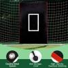 Vaolvpant Baseball Softball Backstop with Strike Zone Black Vinyl Batting Cage Backdrop and Net Saver Durable Facility Backstops for Pitching Outdoors 600D Regtangular Baseballs Backstop4X6FT view 4