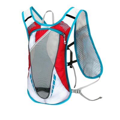 12L Hydration Backpack,Running Hydration Pack with Adjustable Straps and Multi-Pocket DesignWater Pack for Festivals, Raves, Hiking, Biking, Climbing, Running and More (red)