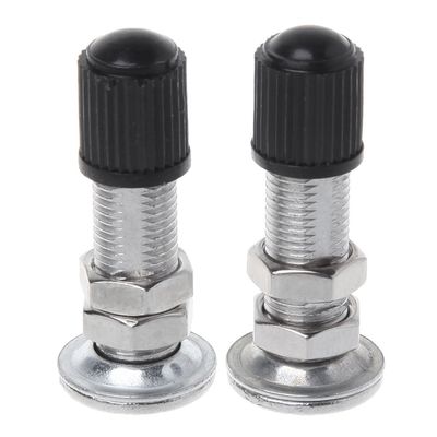 BIBABLYKE 2 pcs 31mm Bicycle Schrader for Valve Ultralight Zinc Alloy MTB Mountain Road Bi as Shown Zinc Alloy
