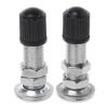BIBABLYKE 2 pcs 31mm Bicycle Schrader for Valve Ultralight Zinc Alloy MTB Mountain Road Bi as Shown Zinc Alloy view 1