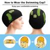 Big Dill Pickle Swim Cap Comfortable Bathing Cap Durable Swimming Cap Shower Caps for Women Men view 3
