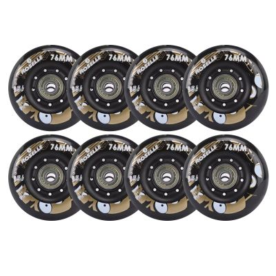 CIRONI 8 Pack 85A Inline Skate Wheels 72MM/76MM/80MM with Bearing, Intended for Roller Blade Wheel Replacement, Roller Skate Wheels,72mm