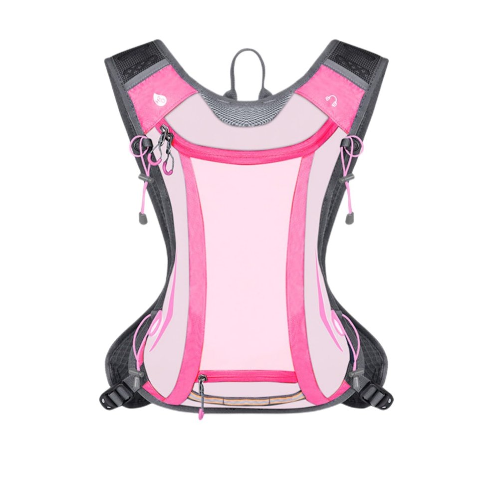 5L Outdoor Cycling Backpack Water BagOff-Road Running BackpackHiking Marathon Backpack Water Bag Equipment BagLightweight Hydration Pack, Running, Hiking, Cycling, Climbing,Skiing (Pink)