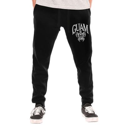 Guam Sea Turtle Sweatpants Athletic Trousers Fashion Joggers Sweatpants with Pockets for Mens Black