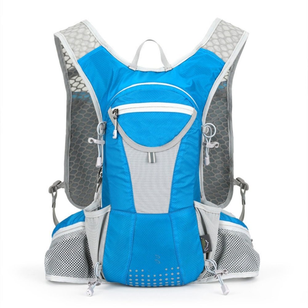 Hydration PackLightweight Running Backpack, Adjustable Women's Running Vest with Cycling Hydration Pack, Great for Trail Running and Hiking (Blue)