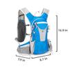 Hydration PackLightweight Running Backpack, Adjustable Women's Running Vest with Cycling Hydration Pack, Great for Trail Running and Hiking (Blue) view 2