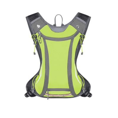 5L Outdoor Cycling Backpack Water BagOff-Road Running BackpackHiking Marathon Backpack Water Bag Equipment BagLightweight Hydration Pack, Running, Hiking, Cycling, Climbing,Skiing (Grass Green)