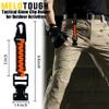 MELOTOUGH Tactical Glove Clip Braided Paracord Work Glove Holder Clip for Tactical Backpack, Tool Belt, Outdoor Accessary (Orange 2pcs + Camo 2pcs) view 3