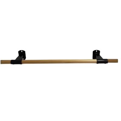 Ballet Barre Household Wall Mounted Metal Ballet Poles Equipped with Solid Wood Handles, Used for Leg Pressure, Fitness, Pilates, Dance (Color : Monolayer, Size : 1M/3.3FT)