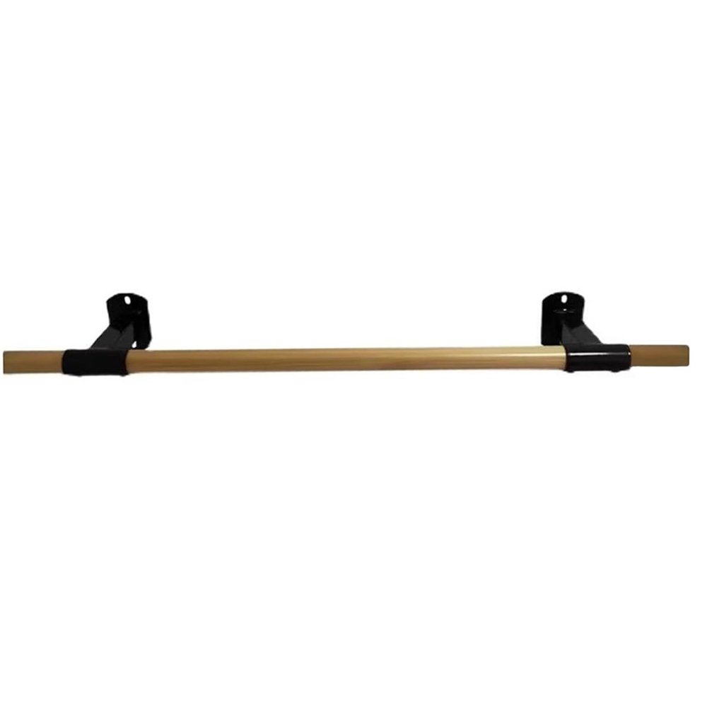 Ballet Barre Household Wall Mounted Metal Ballet Poles Equipped with Solid Wood Handles, Used for Leg Pressure, Fitness, Pilates, Dance (Color : Monolayer, Size : 1M/3.3FT)