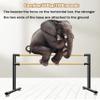 Ballet Barre Home Mobile Double Layer Ballet Pole Professional Dance Fitness Extension Pole, Height 80-105cm, Load 200kg (Color : Black, Size : 1M/3.3FT) view 2