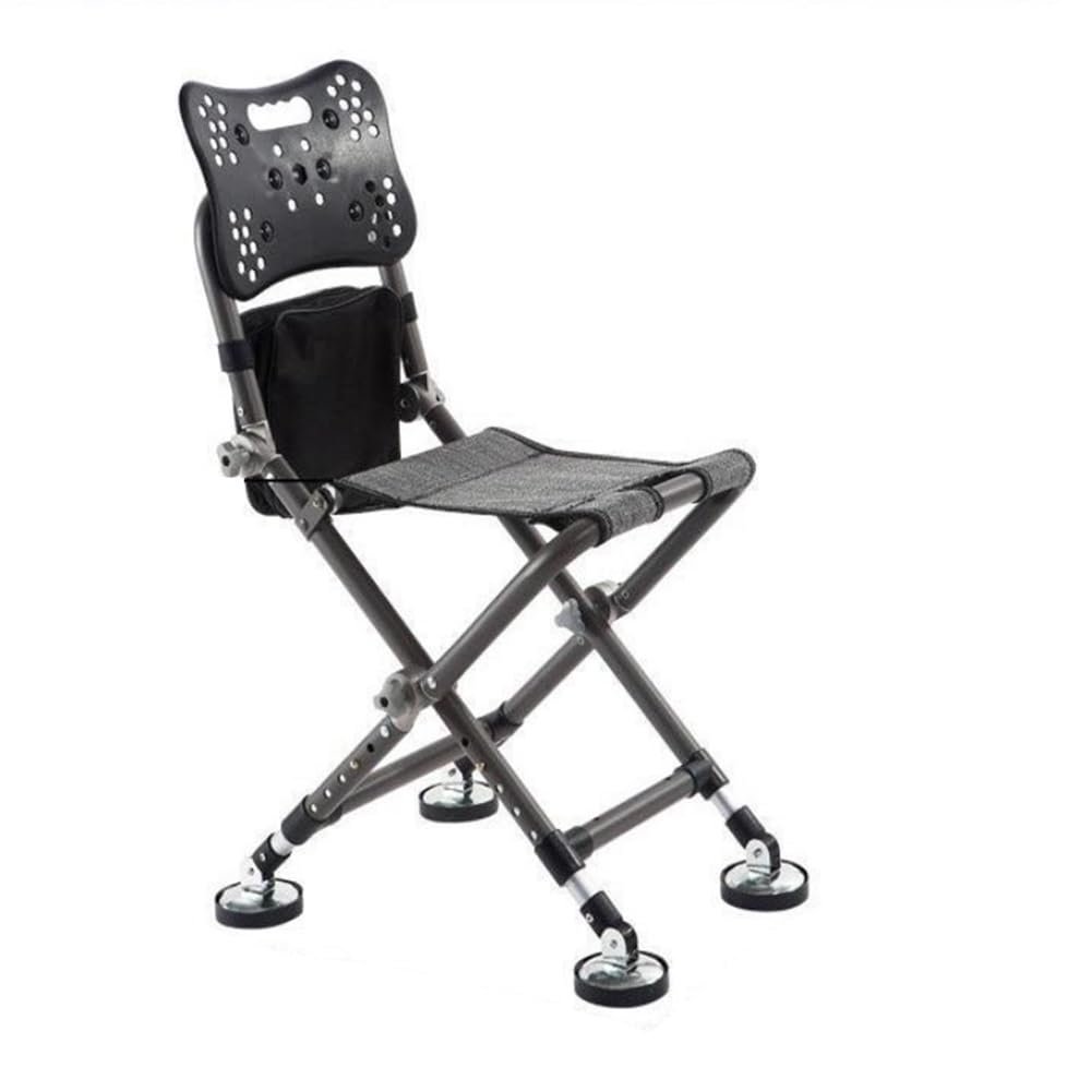 Aluminum Folding Fishing Chair With Adjustable Backrest Legs, Portable Lightweight Leisure Chair For Uneven GroundHeavy Duty Professional Outdoor Fishing Chair With Backpack,fishing chair,backpack cha