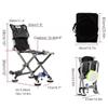 Aluminum Folding Fishing Chair With Adjustable Backrest Legs, Portable Lightweight Leisure Chair For Uneven GroundHeavy Duty Professional Outdoor Fishing Chair With Backpack,fishing chair,backpack cha view 2