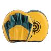 HERCHR Mini Focus Mitts, PU Leather Boxing Pads, Boxing Curved Focus Punching Mitts Target Pads for Kickboxing, MMA, Muay Thai, Punching(Yellow) view 1
