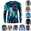 Roar BJJ Kid's MMA Rash Guard Training No-Gi and Gi Jiu Jitsu Rashguard MMA Grappling Compression Shirts Wrestling (US, Alpha, X-Large, Regular, Space) view 1