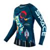 Roar BJJ Kid's MMA Rash Guard Training No-Gi and Gi Jiu Jitsu Rashguard MMA Grappling Compression Shirts Wrestling (US, Alpha, X-Large, Regular, Space) view 3