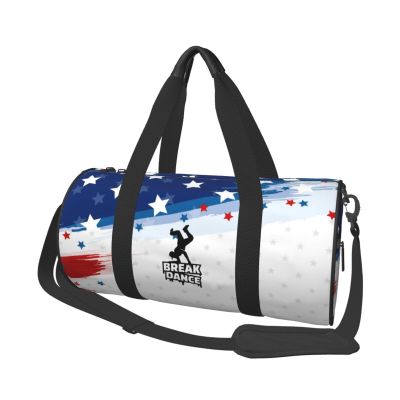 Break Dance Duffel Bag Unisex-Adult Gym Duffel Bag Travel Bag Drawstring Backpack Lightweight Carryon Gymbag For Men/Women