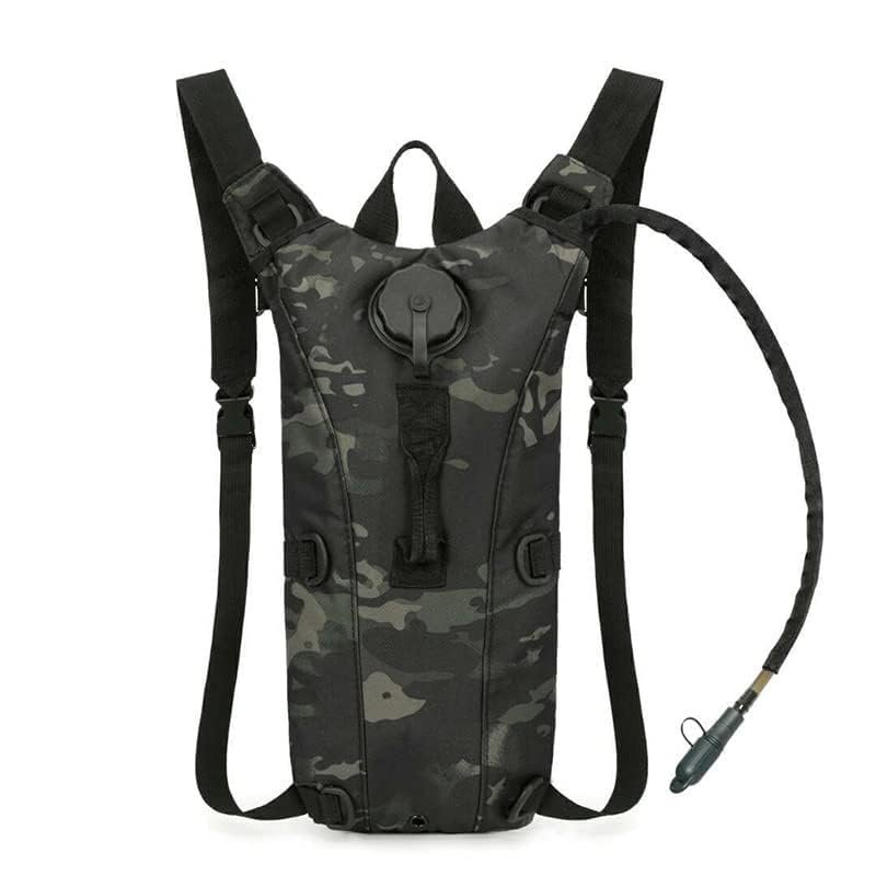 3L Hydration Pack, Oxford Cloth Backpack, Waterproof Adjustable Water Bladder Backpack Ultrarunning Hydration Bag for Hiking Trekking and Cycling(Camo)