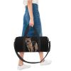 Dog German Shepherd Duffel Bag Unisex-Adult Gym Duffel Bag Workout Bag Drawstring Backpack Lightweight Carryon Gymbag For Men/Women view 2
