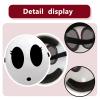 Varuotu White Anime Mask Halloween Funny Face Mask Halloween Costume Cosplay Props Accessories (Girl+Red Cloak) view 3